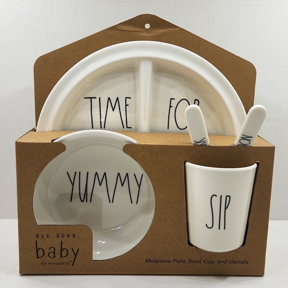 Rae Dunn Other - Rae Dunn By Magenta Baby 5 Piece Melamine Dish Gift Set